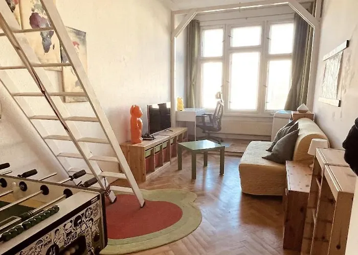 Room With Bay Window - Mezzanine, Foosball Table