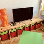 Room With Bay Window - Mezzanine, Foosball Table